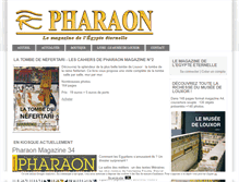 Tablet Screenshot of pharaon-magazine.fr